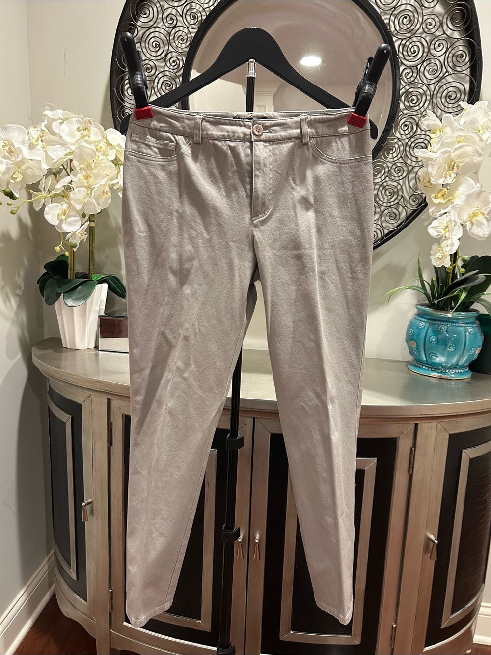 Peace of Cloth Women’s Light Gray Skinny Jeans
